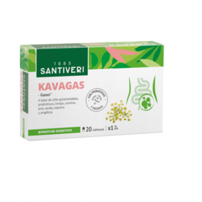 COMPRIMIDOS ANTIGASES KAVAGAS SANTIVERI COMPRIMIDOS ANTIGASES KAVAGAS SANTIVERI