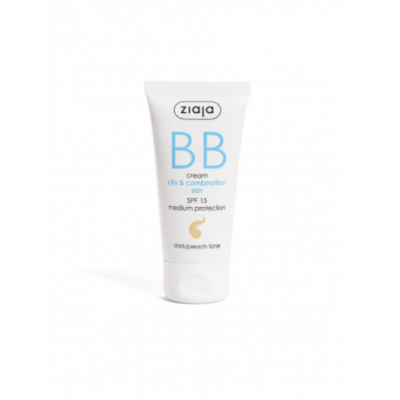 BB CREAM PIELES GRASAS Y MIXTAS TONO OSCURO SPF15 ZIAJA BB CREAM PIELES GRASAS Y MIXTAS TONO OSCURO SPF15 ZIAJA