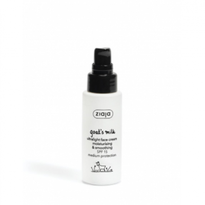 CREMA ULTRALIGERA DE LECHE DE CABRA SPF15 ZIAJA CREMA ULTRALIGERA DE LECHE DE CABRA SPF15 ZIAJA