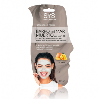 MASCARILLA FACIAL DE BARRO DEL MAR MUERTO Y MANGO SYS MASCARILLA FACIAL DE BARRO DEL MAR MUERTO Y MANGO SYS