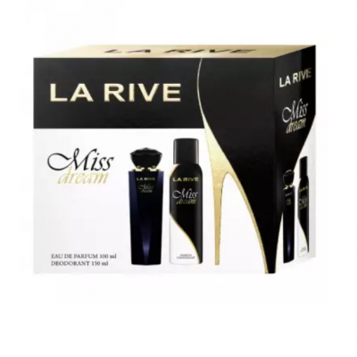 SET PERFUME + DESODORANTE FEMENINO MISS DREAM LARIVE SET PERFUME + DESODORANTE FEMENINO MISS DREAM LARIVE