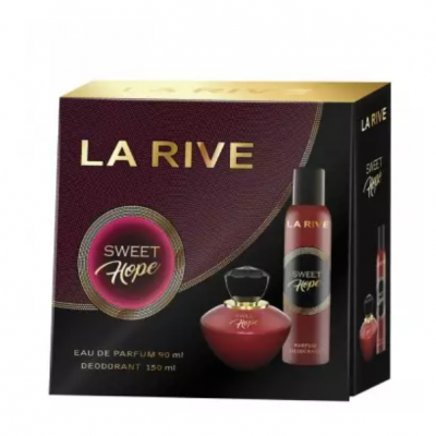 SET PERFUME + DESODORANTE FEMENINO SWEET HOPE LARIVE SET PERFUME + DESODORANTE FEMENINO SWEET HOPE LARIVE