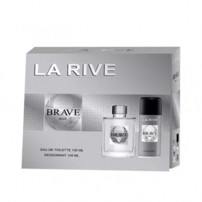 SET PERFUME + DESODORANTE MASCULINO BRAVE MAN LARIVE SET PERFUME + DESODORANTE MASCULINO BRAVE MAN LARIVE