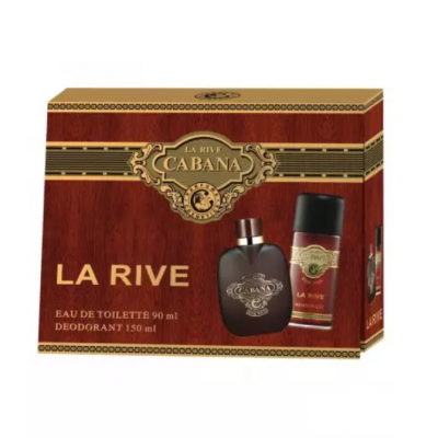 SET PERFUME + DESODORANTE MASCULINO CABANA LARIVE SET PERFUME + DESODORANTE MASCULINO CABANA LARIVE