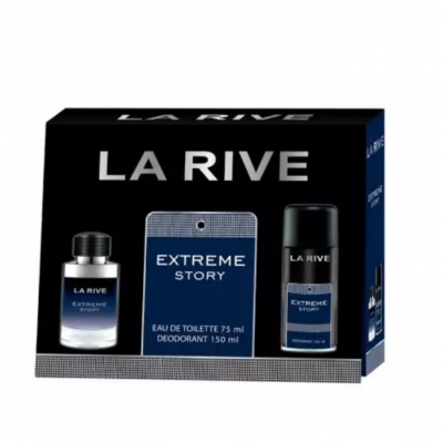 SET PERFUME + DESODORANTE MASCULINO EXTREME STORY LARIVE SET PERFUME + DESODORANTE MASCULINO EXTREME STORY LARIVE