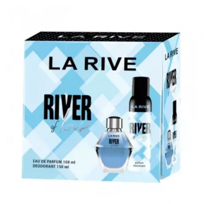 SET PERFUME + DESODORANTE FEMENINO RIVER OF LOVE LARIVE SET PERFUME + DESODORANTE FEMENINO RIVER OF LOVE LARIVE